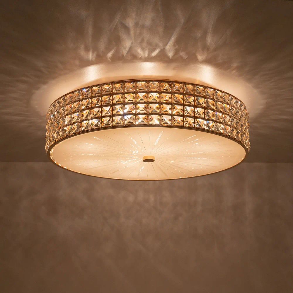 Citilux Портал CL324182 Люстра хрустальная Золото