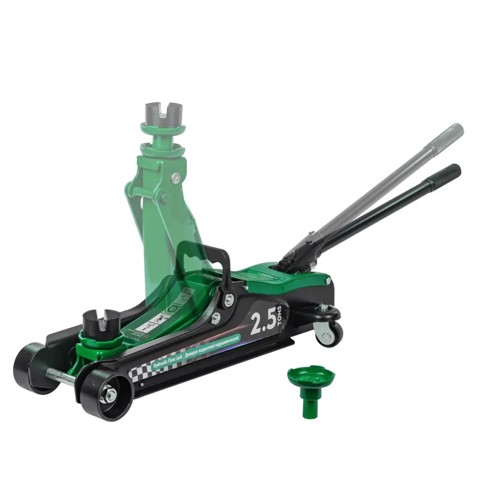 Домкрат подкатной гидравлический 2,5т (h min 80мм, h max 385мм) RockForce##Rock FORCE RF-T82257