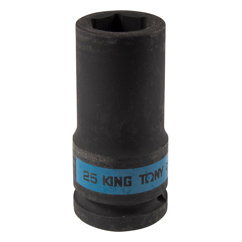KING TONY (643525M) Головка торцевая ударная глубокая шестигранная 3/4", 25 мм