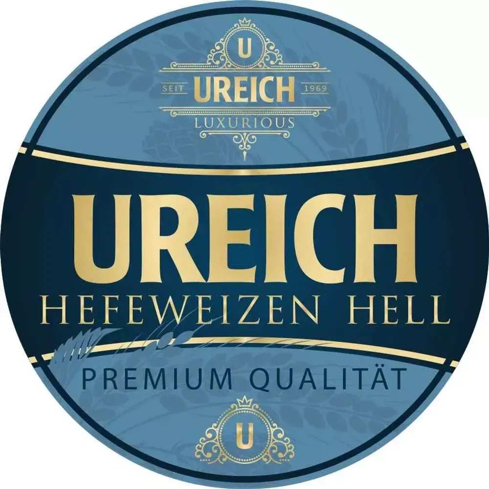 Пиво Урайх Хефевайзен Хелль / Ureich Hefeweizen Hell - 30л