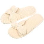 Тапочки женские домашние «COZY», цвет бежевый, р-р 38-39