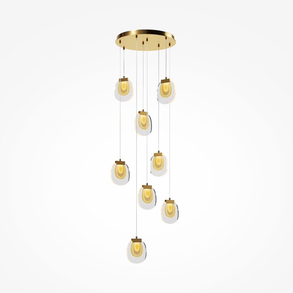 Люстра подвесная светодиодная Maytoni Biology MOD367PL-L30BBSK