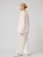 Пижама с брюками и лонгсливом " сердечки"