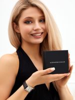 Часы кварцевые Vega, серебристые