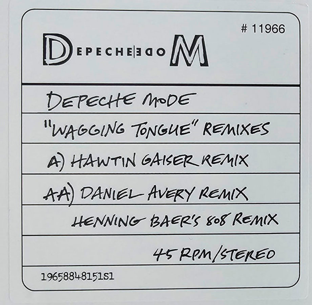 Depeche Mode / Wagging Tongue (Remixes) (Limited Edition)(12" Vinyl Single)