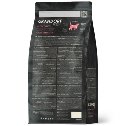 Grandorf Fresh, Fresh Turkey, Adult Sterilised для стерилизованных или пожилых кошек (Свежее мясо индейки с бататом)