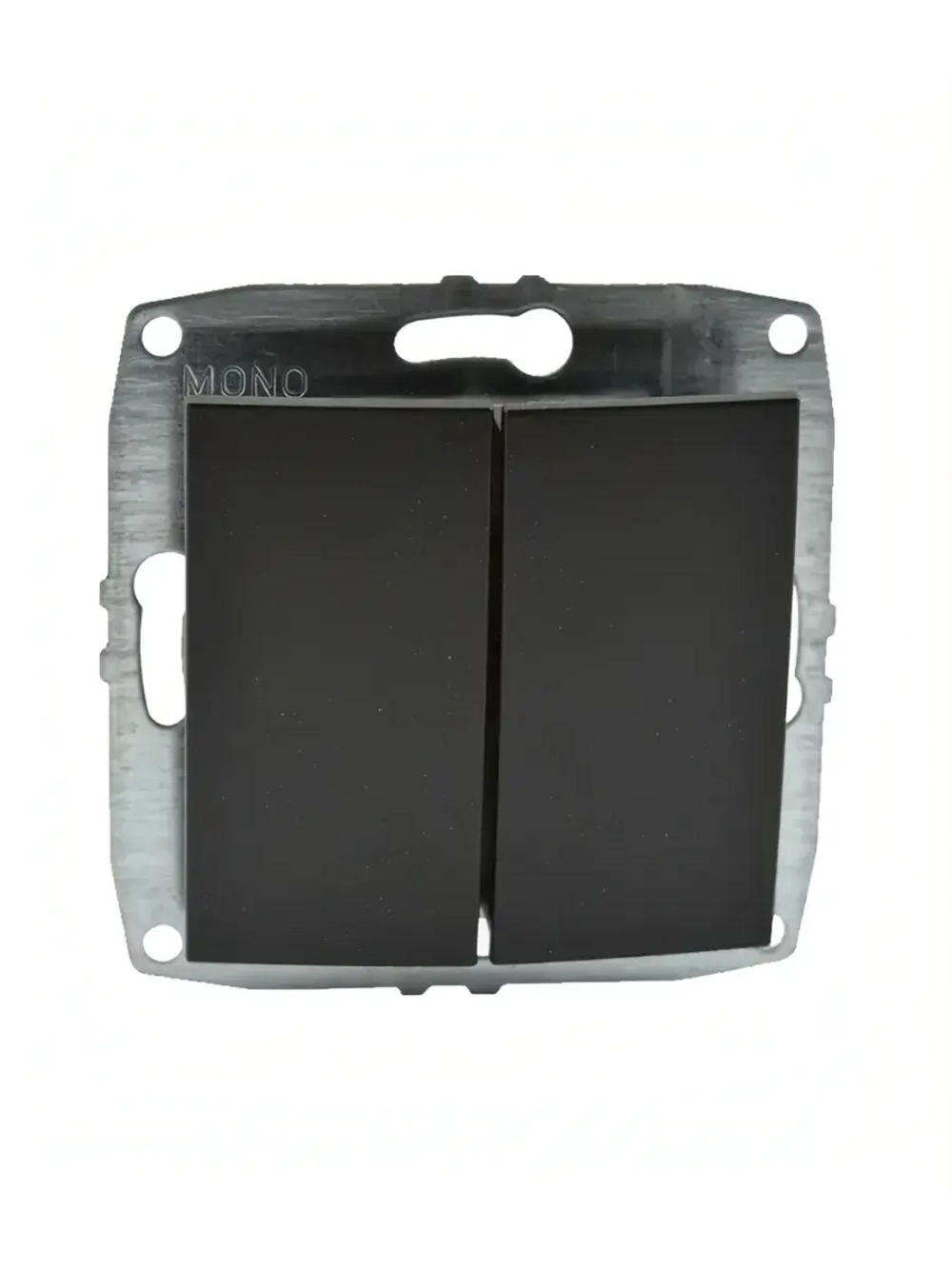 Выключатель 2-кл графит