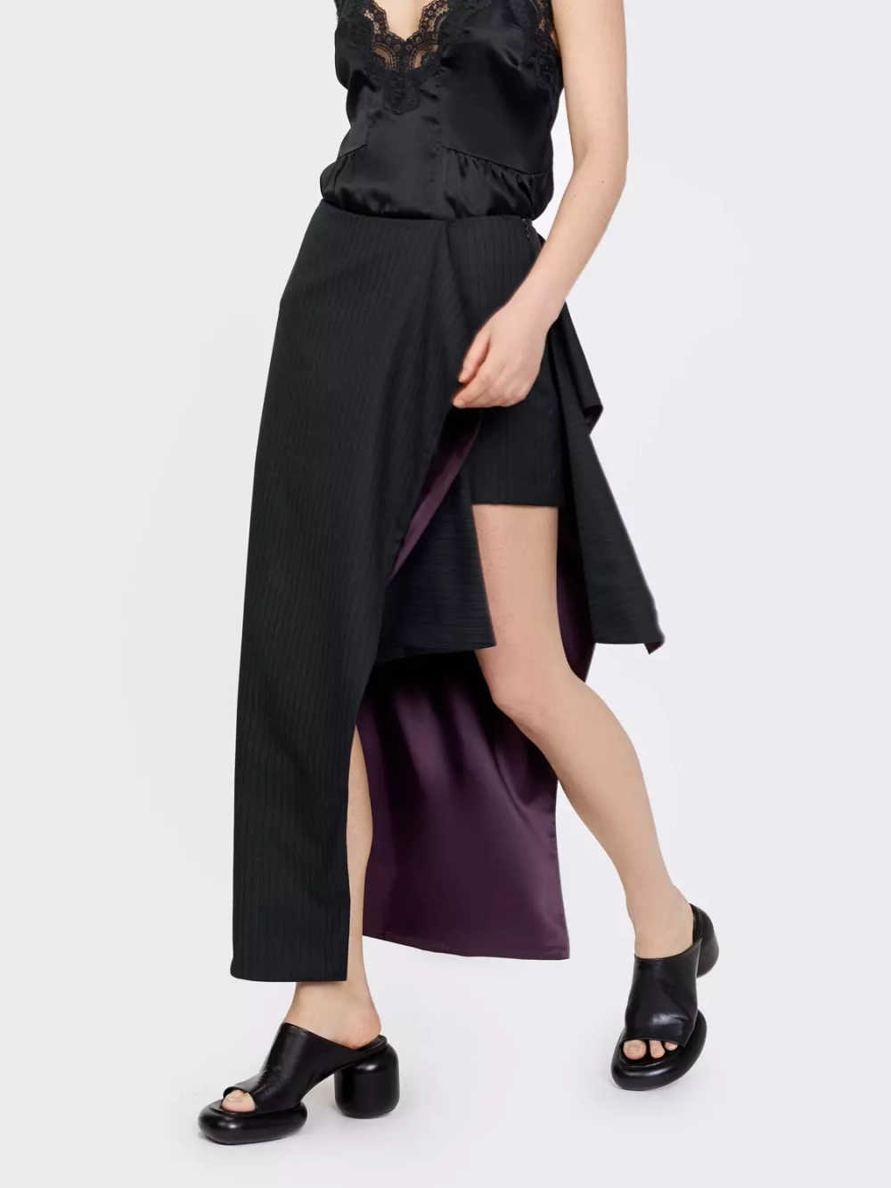 Юбка-шорты с драпировкой ola ola OLA OLA