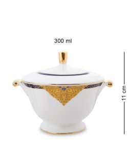 Pavone JK-195 Чайный сервиз 15 пр. на 6 перс. «Золотой Палермо» (Gold Palermo  )