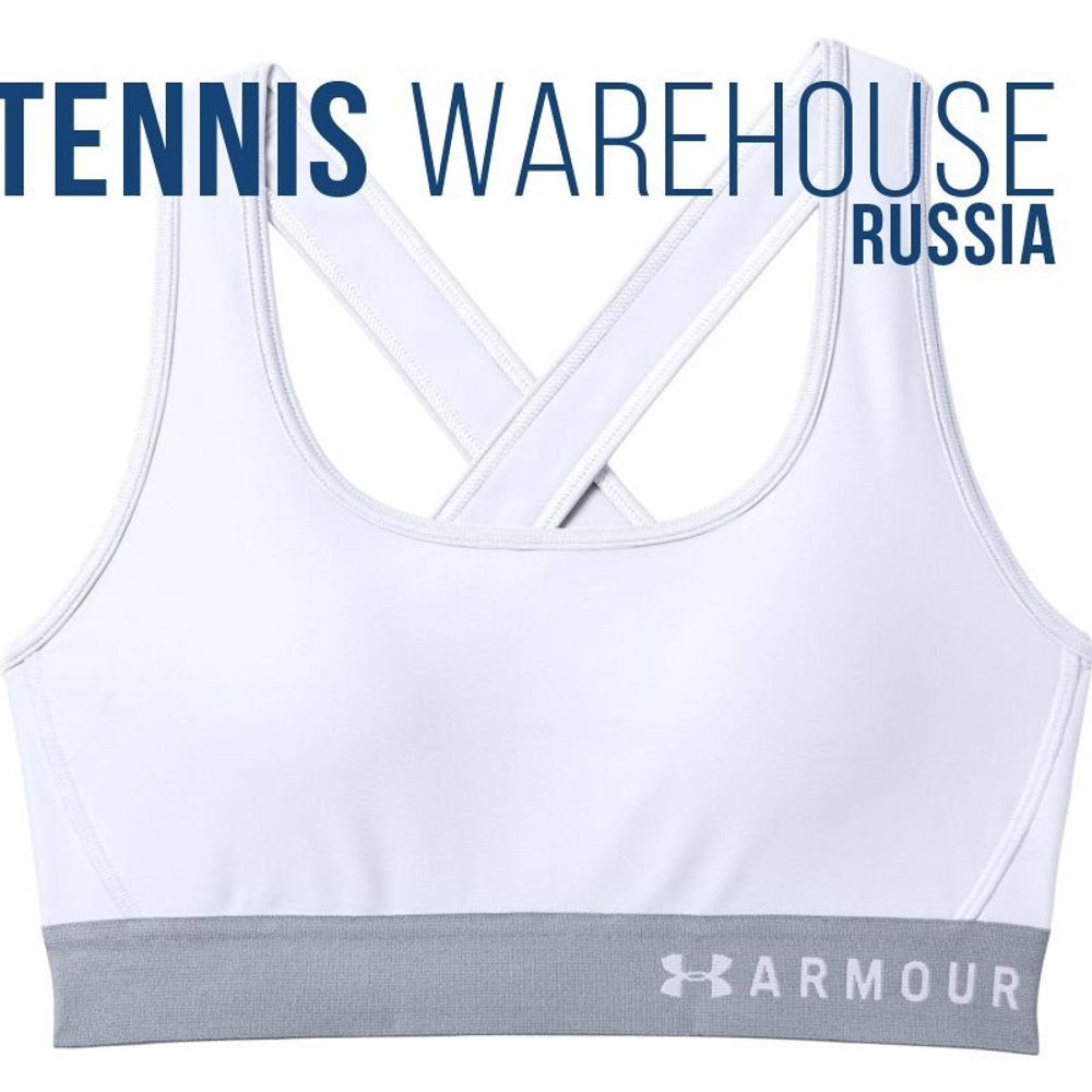 ТОП теннисный Under Armour Mid Crossback - белый