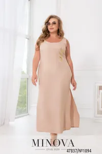 Платье 1094-пудровый Minova