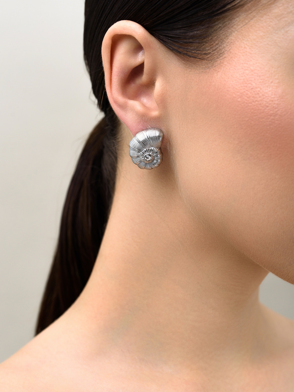 Серьги "Shell mini" Silver