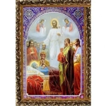 Икона 20*25см в золотой раме «Успение»
