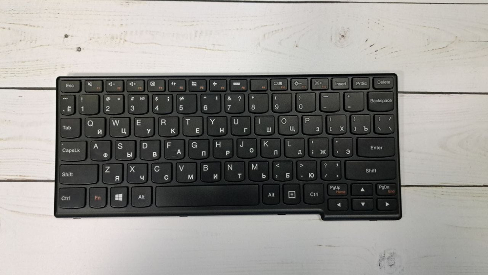Клавиатура для ноутбука Lenovo Yoga 11 раскладка - русская, без подсветки, черная (25204688), оригинал