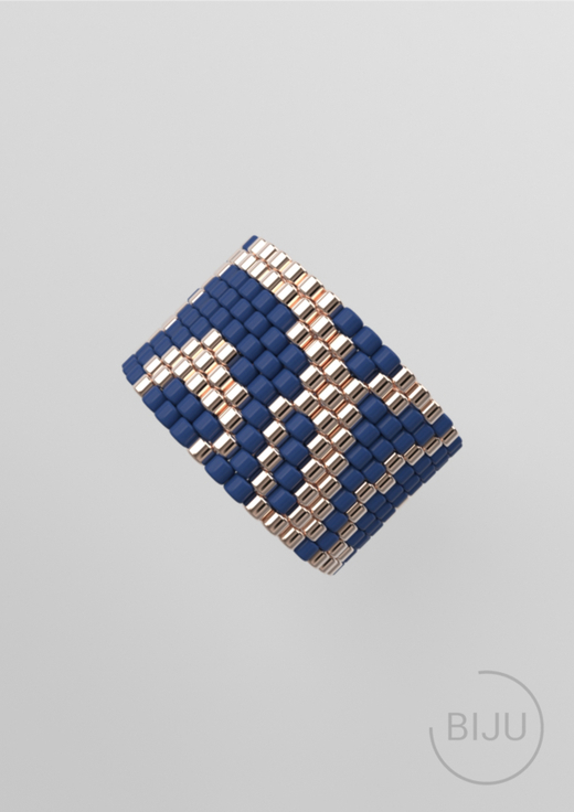 Схема кольца из бисера, узор PEYOTE, мозаичное плетение, четный счет, узор пейот из Miyuki Delica 11/0, файл PDF, RING_428