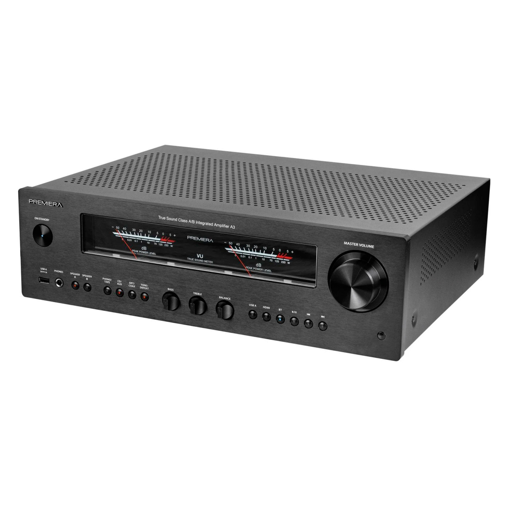 Premiera A3 Black — интегральный стереоусилитель класса AB