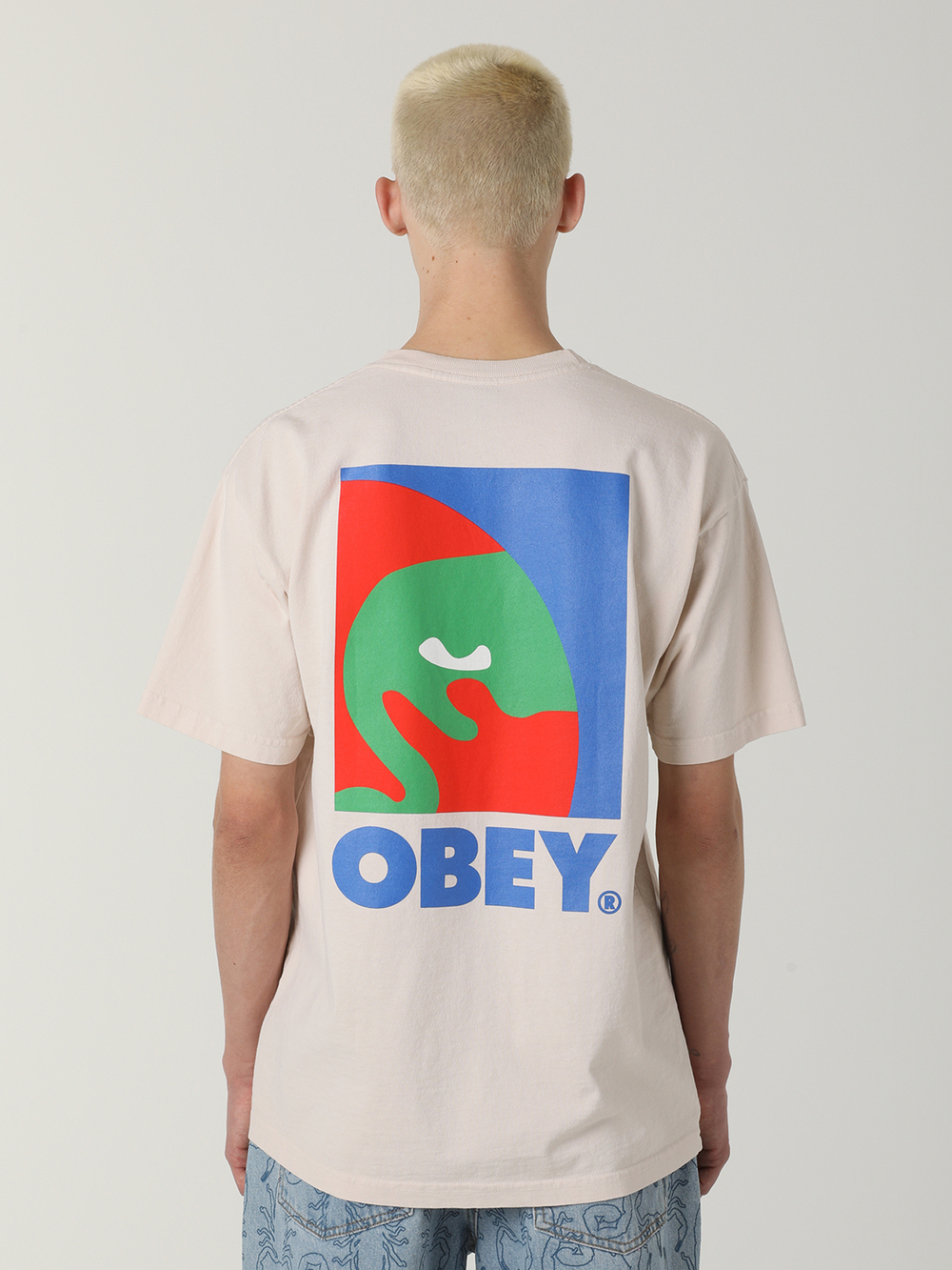 Мужская Футболка Obey Circular Icon