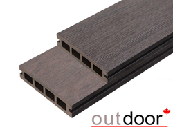 Террасная доска ДПК Outdoor 3D 120*25*4000 мм. STORM BROWN коричневая микс