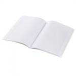 Тетрадь 12л., клетка, Alingar, скрепка, блок офсет, 100% белизна, мелованный картон (стандарт), "Mix Pastel", 5 дизайнов в пленке т/у