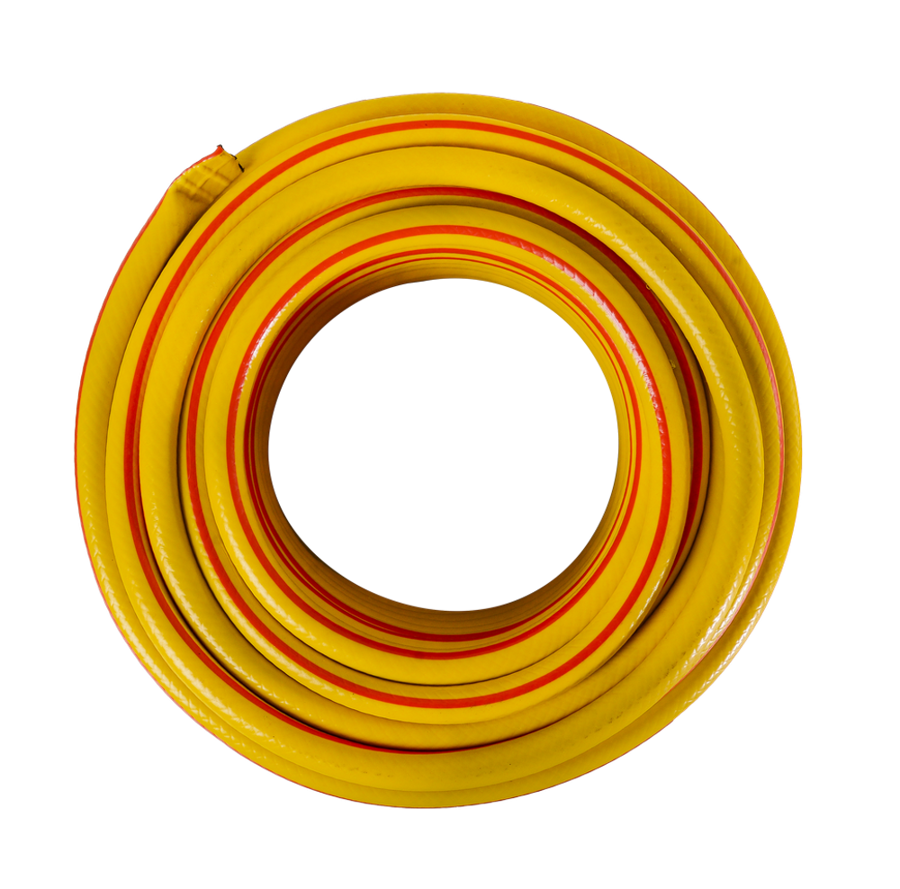 Шланг поливочный ПВХ, трёхслойный усиленный, 1/2, 25м Вихрь