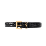 Пояс SAINT LAURENT YSL Monogram 2cm #, 554465DND0J1000