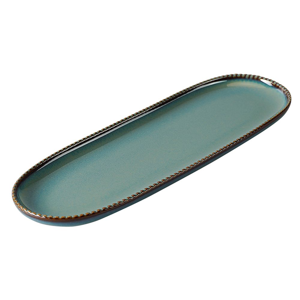 Овальное блюдо темно-серого цвета из коллекции Kitchen Spirit