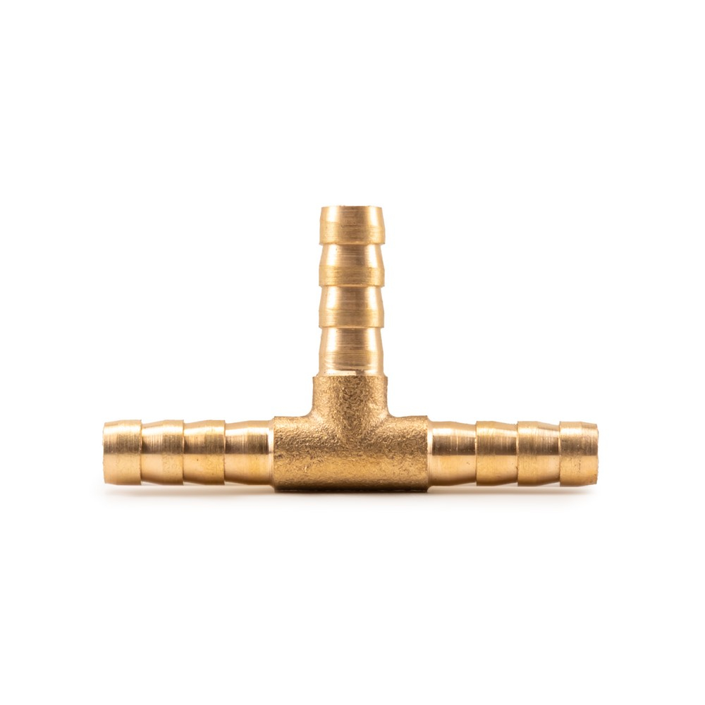 Тройник-соединитель латунный AERO ёлочка 6мм