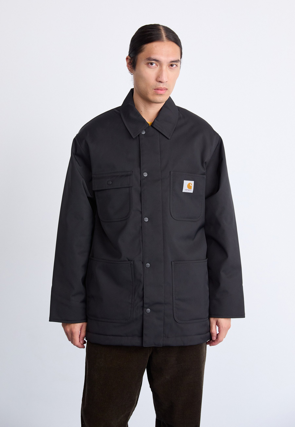 Carhartt WIP LEROY - Короткое пальто - Чёрный