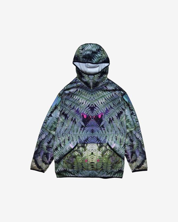 Худи Папоротники зеленый - фото 1