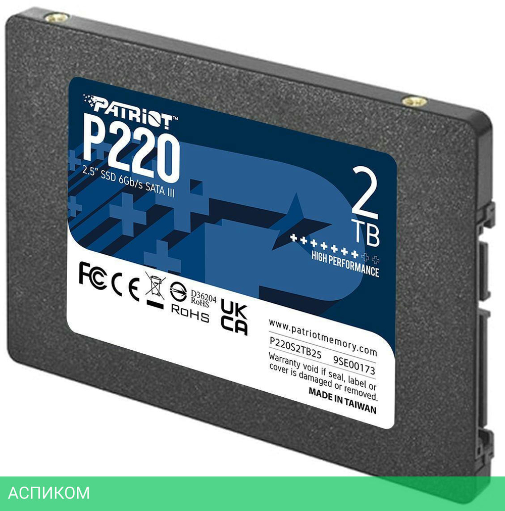 SSD диск Patriot 2Tb P220S2TB25