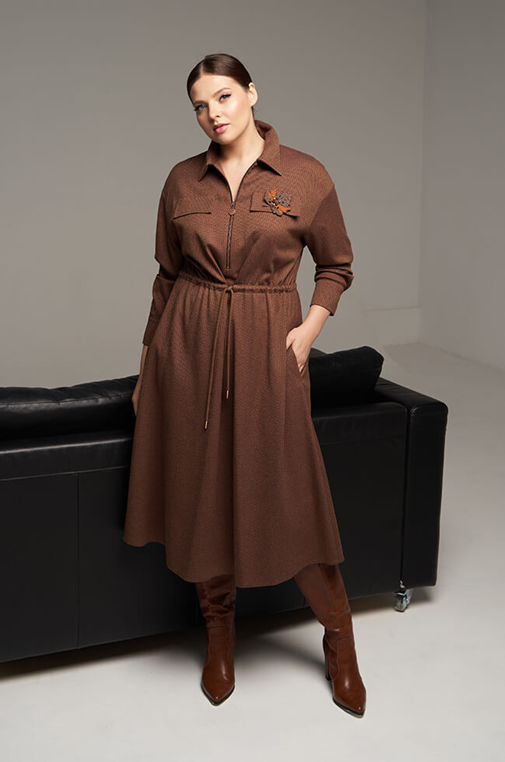 51432 Платье женское (шоколадный)