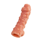 Насадка на фаллос 15,6см с крупными бугорками Kokos Cock Sleeve 003 Size M