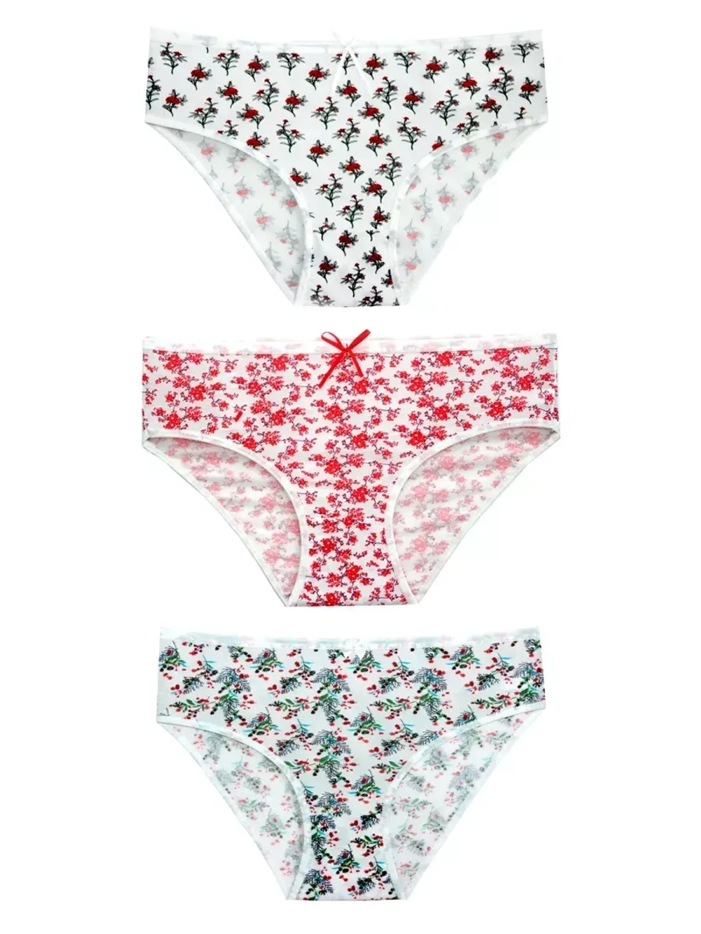 Трусы женские/хлопковые/Набор 3 шт