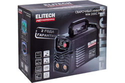 Инверторный сварочный аппарат Elitech HD WM 200c Pulse 204467