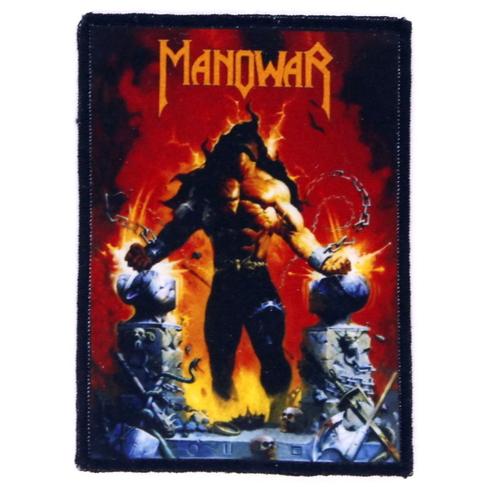 Нашивка Manowar Louder Than Hell (555)