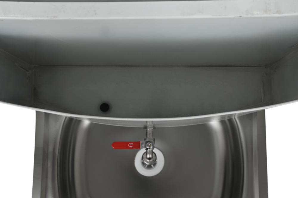 Умывальник дачный без подогрева "Люкс" ВИХРЬ, нержавейка, белый