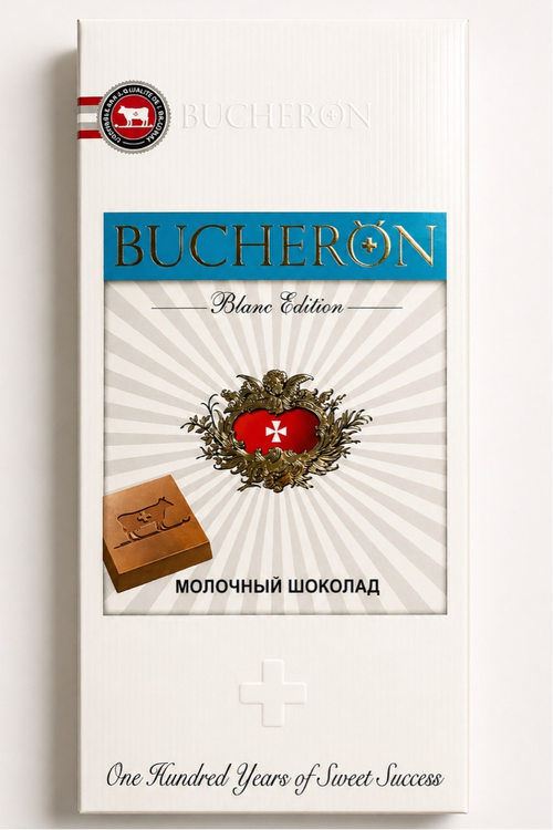 ШОКОЛАД BUCHERON BLANC EDITION МОЛОЧНЫЙ 85Г/60