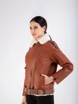 Дубленка женская натуральная зимняя