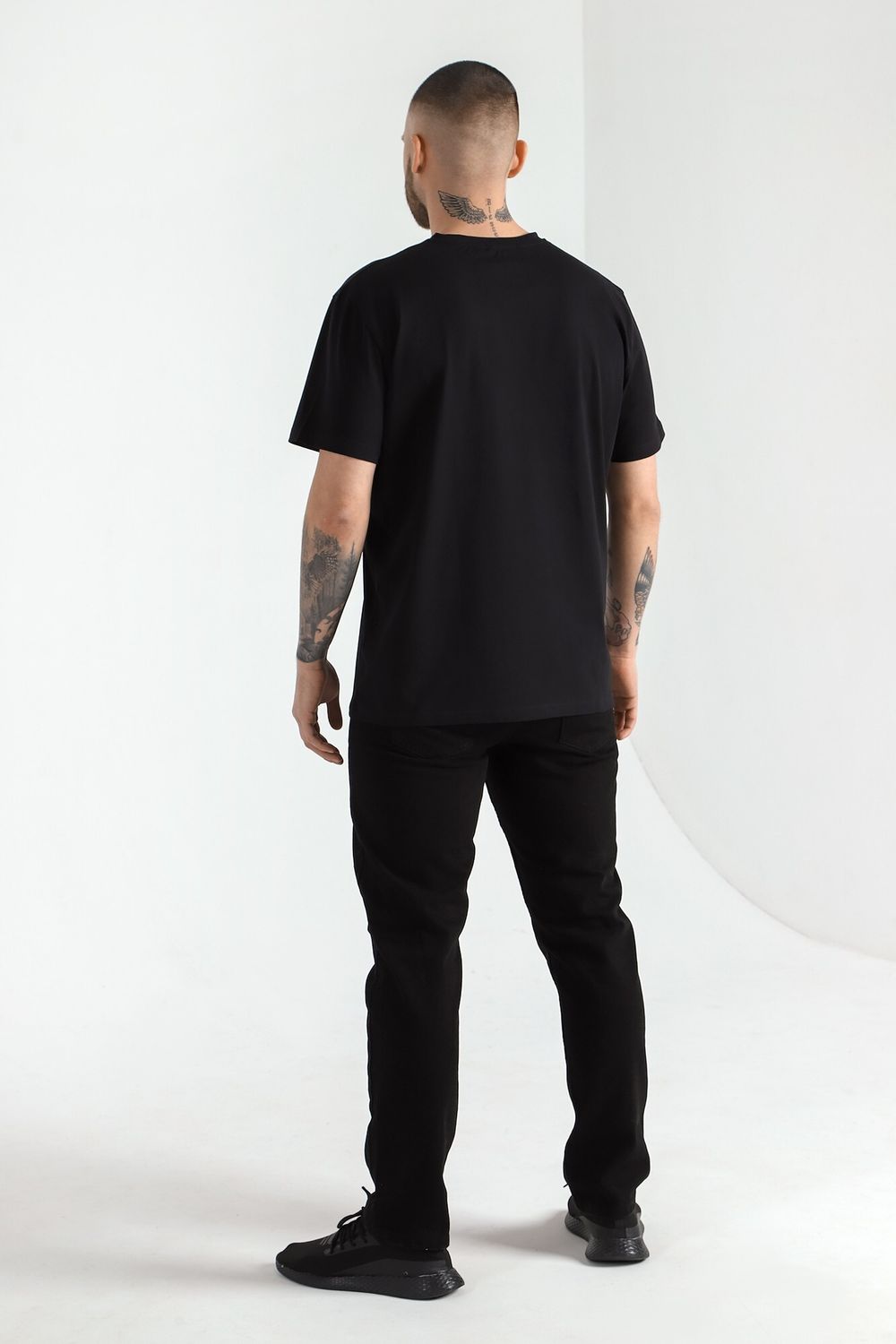 Фуфайка (футболка) мужская Клаб-3У Виотекс ЧЁРНЫЙ