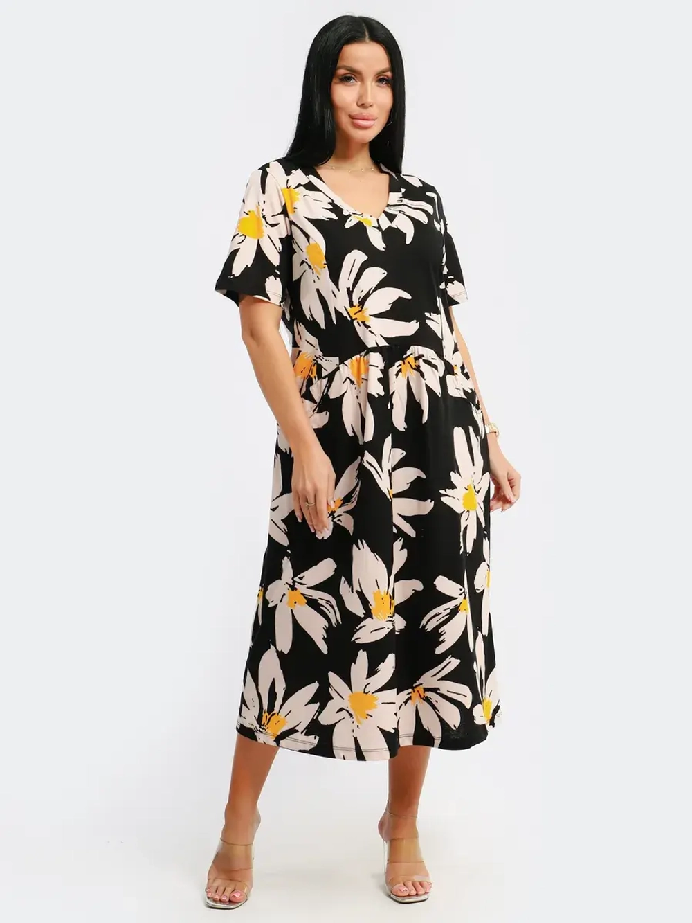 Платье бохо большие размеры