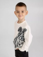 Лонгслив школьный для мальчика с принтом