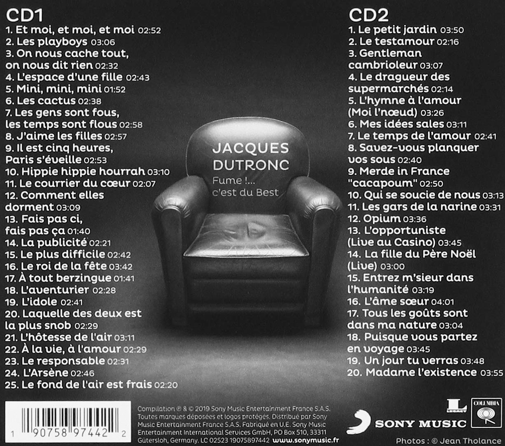 Jacques Dutronc / Fume !....C'est Du Best (2CD)