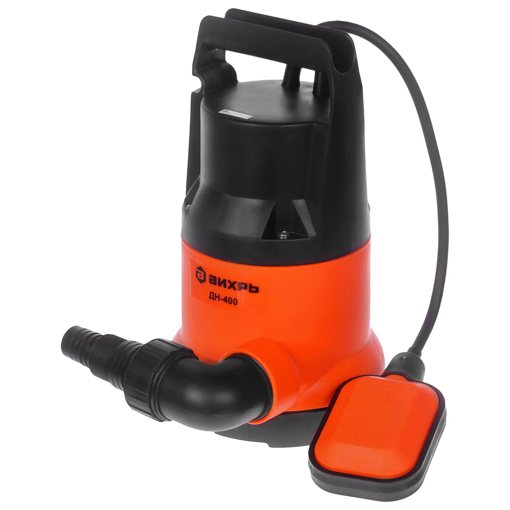 Насосная станция дренажный насос для чистой воды ВИХРЬ ДН-400 (400 Вт)
