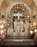 Шар 5" хром золото, (Зеркальные шары) / Reflex Gold 970