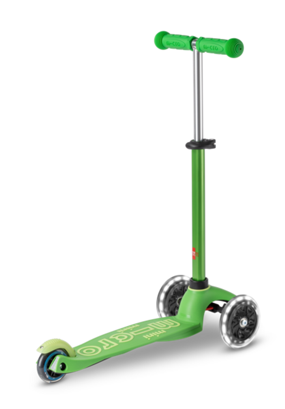 Самокат Mini Micro Deluxe Зеленый LED