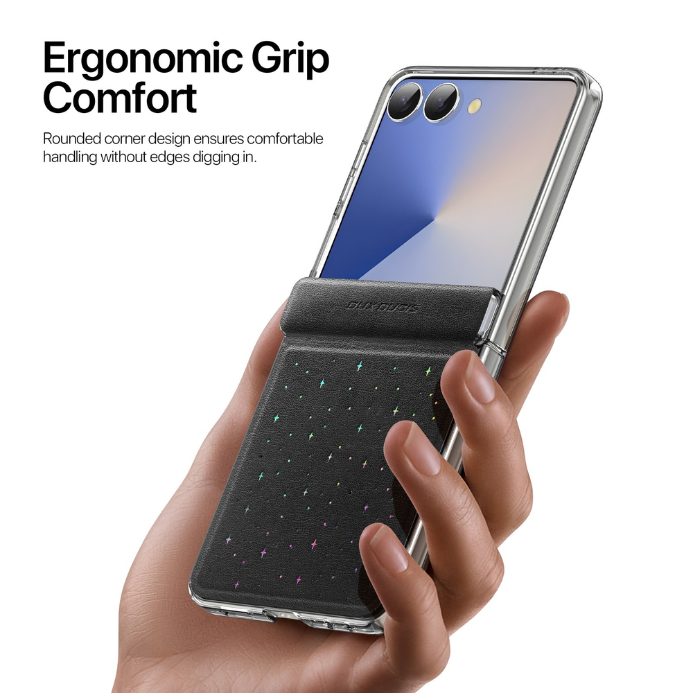 Чехол из искусственной кожи от Dux Ducis для Samsung Galaxy Flip 7, серия Stex Series Case