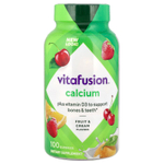 VitaFusion, кальций, фрукты и сливки, 100 жевательных мармеладок