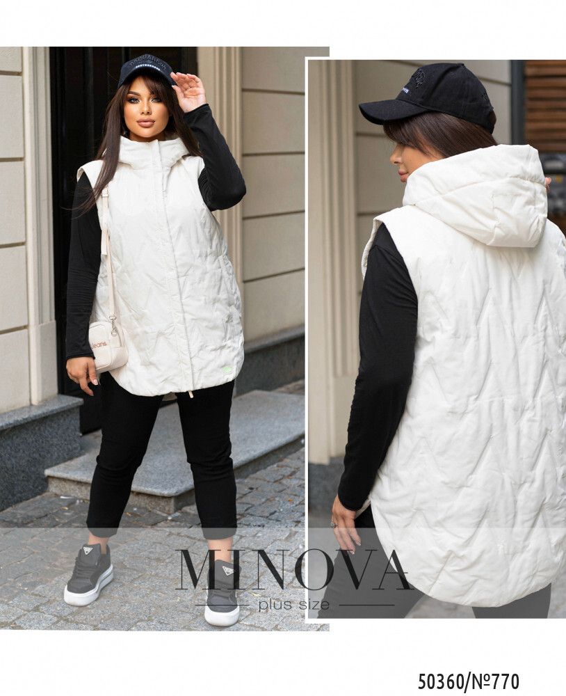 Жилет 770-молочный Minova