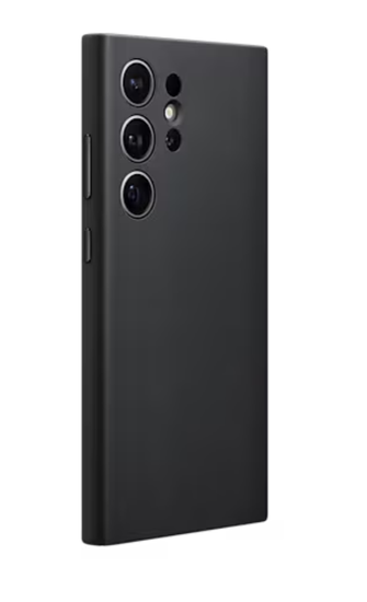 Чехол из веганской кожи для Galaxy S24 Ultra ( Черный)