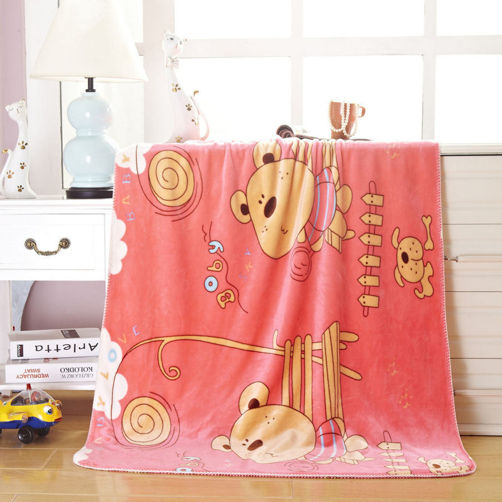 Плед 100х140 Sofi De MarkO Бобби розовый